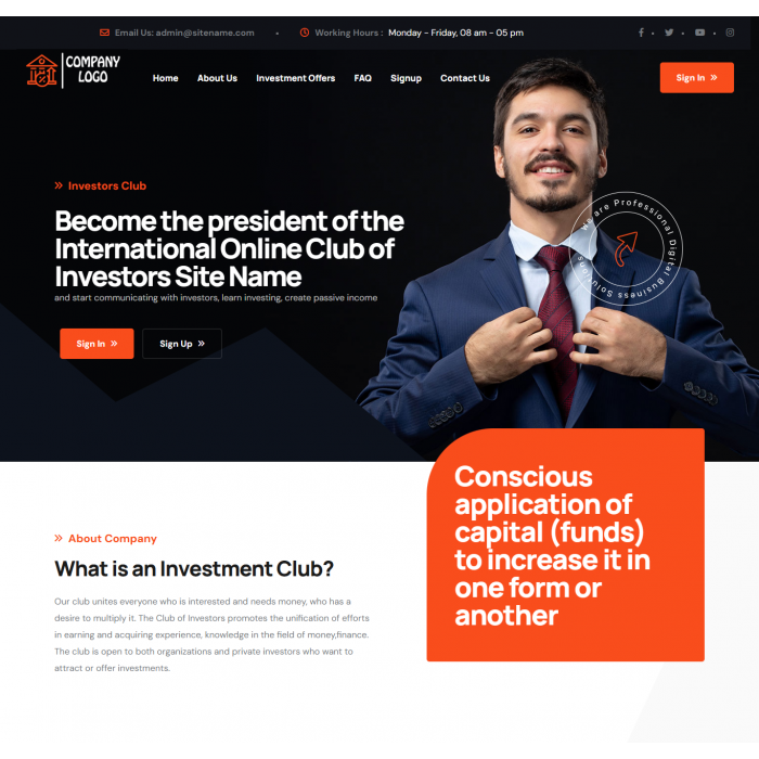 HYIP Template 20 HYIP Template 20